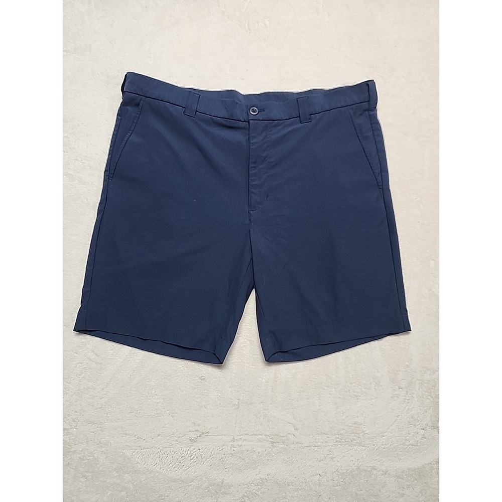 Roundtree & Yorke‎ Performance Work Play Men's Navy Shorts Flat Pocket Size 40